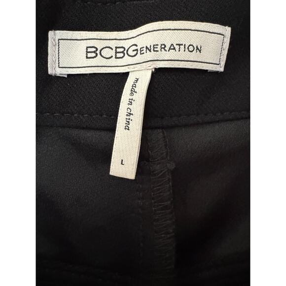 BCBGeneration Black‎ Ankle Trousers Women's Size Large Stretch Pants - Picture 10 of 10